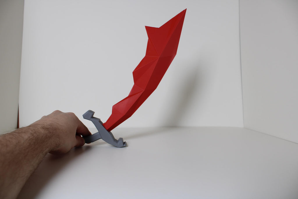 Dragon Scimitar Display Replica - OSRS Old School Runescape Sword