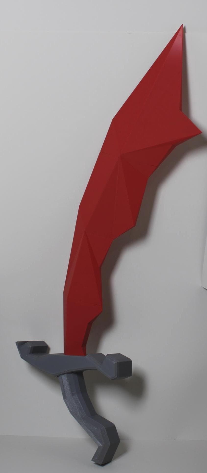 Dragon Scimitar Replica - OSRS Old School Runescape Sword