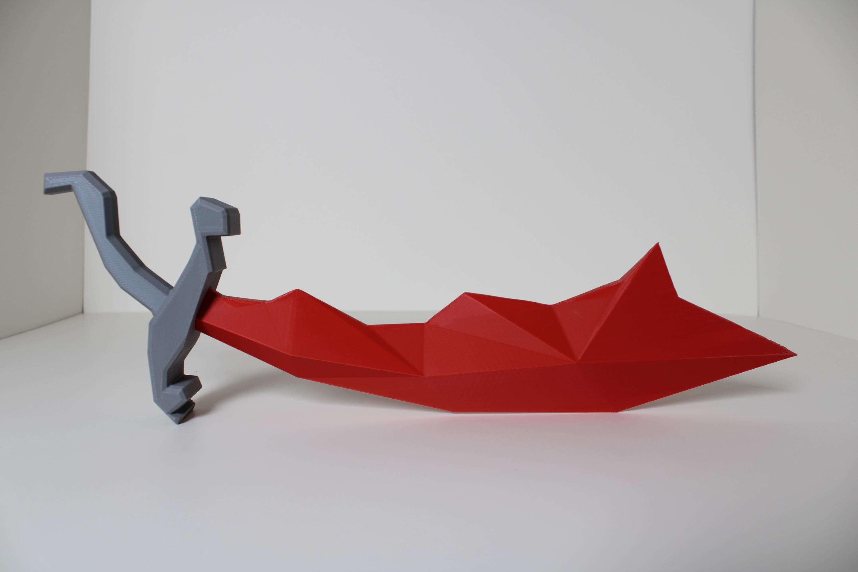 Dragon Scimitar Display Replica - OSRS Old School Runescape Sword