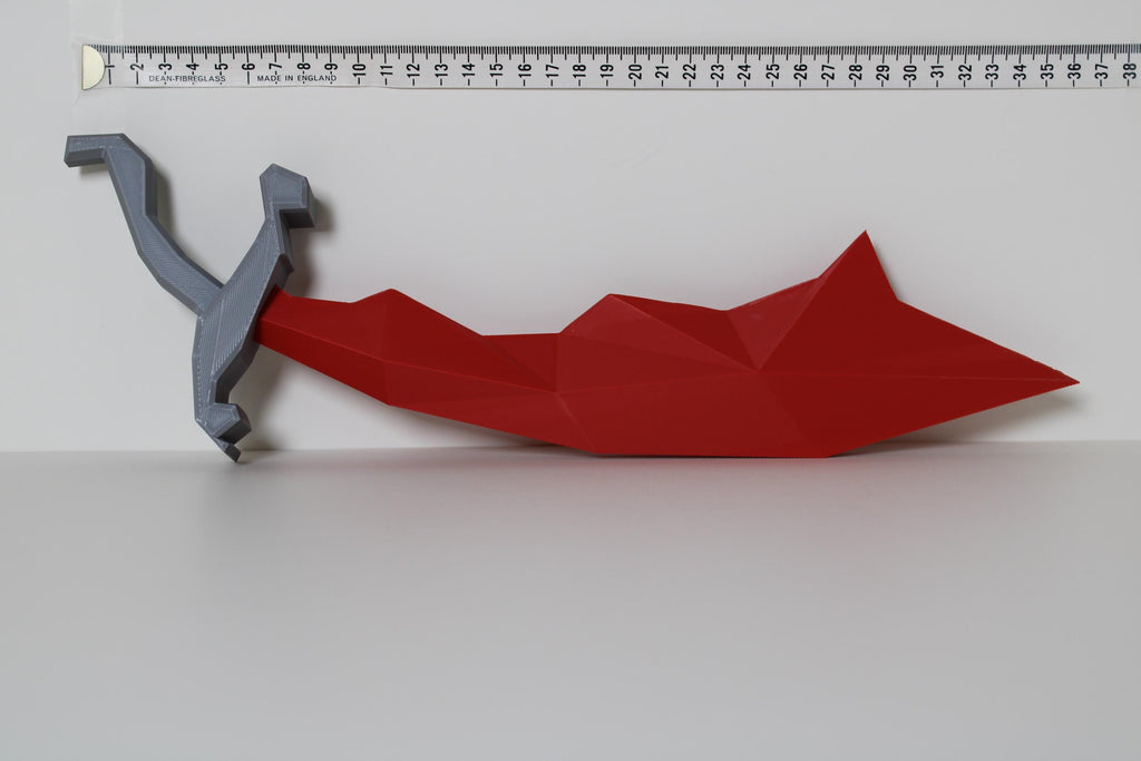 Dragon Scimitar Display Replica - OSRS Old School Runescape Sword