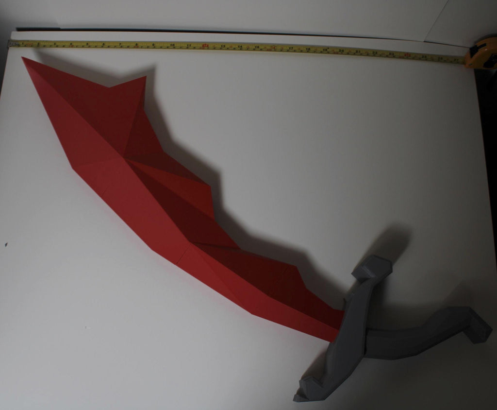 Dragon Scimitar Replica - OSRS Old School Runescape Sword