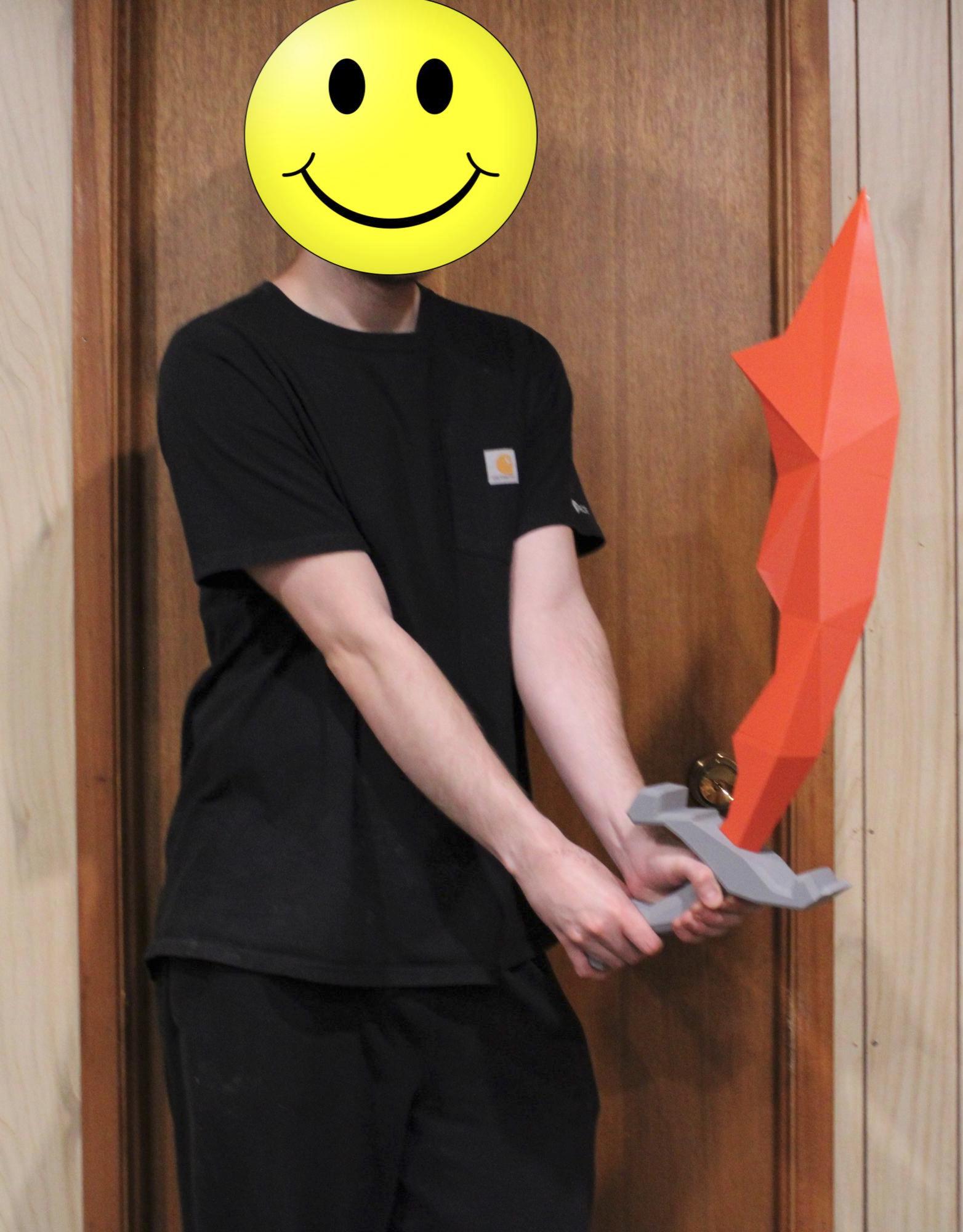 Dragon Scimitar Replica - OSRS Old School Runescape Sword